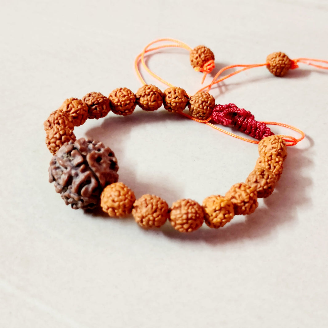 Nepali 5 Mukhi Rudraksha Bracelet - Certified