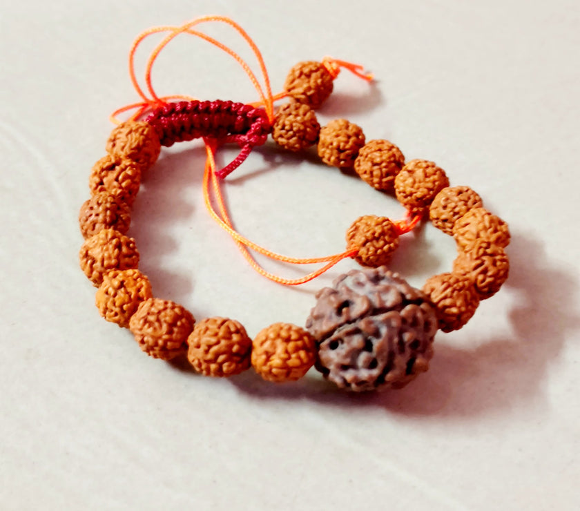 Nepali 5 Mukhi Rudraksha Bracelet - Certified