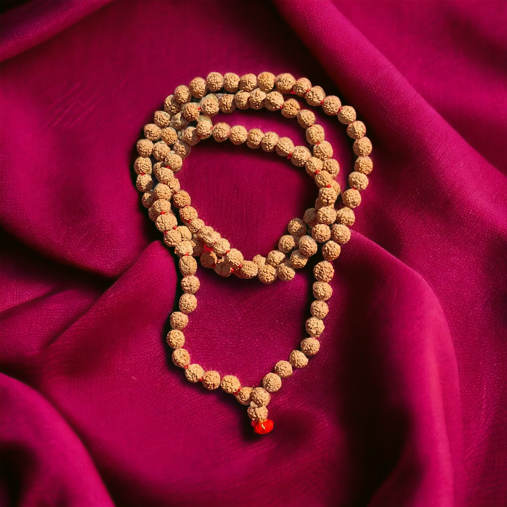Mull Reksha Lab Certified 4 Mukhi Rudraksha Mala