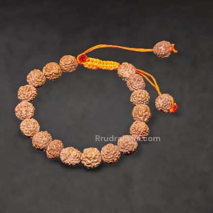 Java 4 Mukhi Rudraksha Free Size Bracelet