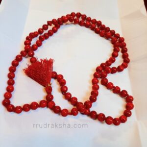 Red Coral Rosary – Moonga Mala – Certified