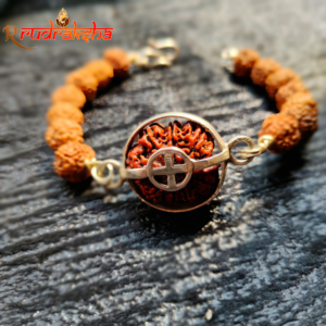 8 Mukhi Pure Silver Rudraksha Bracelet – Certified