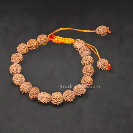 Rudraksha Bracelet in gold - Design II - Rudra Centre